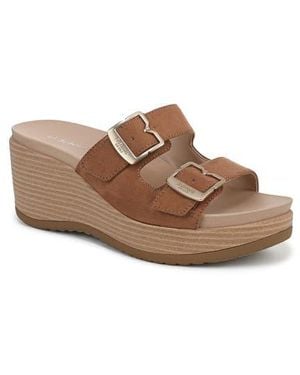 Dr. Scholls Cali Breeze Wedge Sandal - Brown