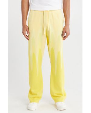 Honor The Gift Drip Cotton Jacquard Pants - Yellow