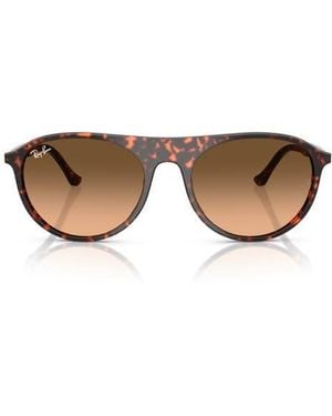 Ray-Ban 56Mm Round Sunglasses - Multicolor