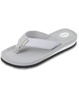 FLOOPI Sofia Sparkly Flip Flop - White