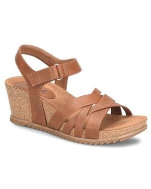 EuroSoft Tate Wedge Sandal - Brown