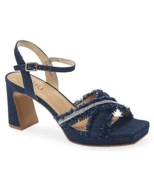 Vaneli Marie Platform Sandal - Blue