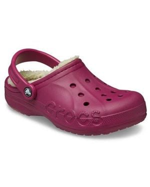 Crocs™ Baya Faux Fur Lined Clog - Purple