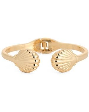 Nordstrom Rack Metal Shell Cuff Bracelet - Metallic