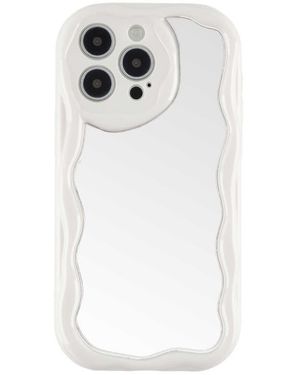 Auramma Funky Mirror Iphone 15 Pro Max Case - White