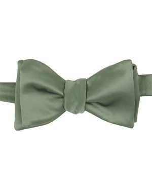 Con.struct Solid Satin Bow Tie - Green