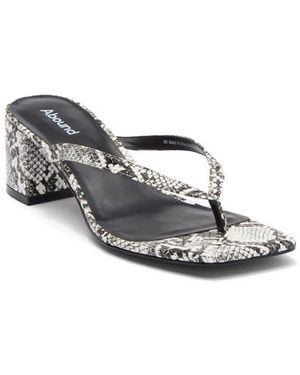 Abound Blayne Block Heel Sandal - White