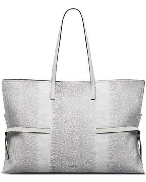 Radley Large Fleet Street Lizard Embossed Leather Tote - Metallic