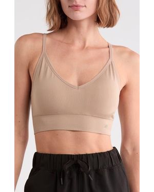 Marika London Keyhole Racerback Sports Bra - Black