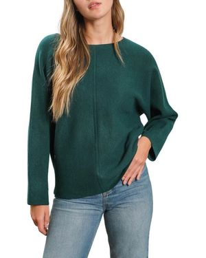 Blu Pepper Boatneck Sweater - Green