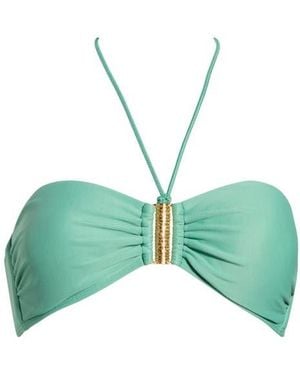 ViX Solid Stacy Convertible Bikini Top - Green