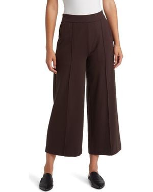 Masai Piana Pintuck Pleat Pull-On Pants - Brown