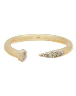 Meshmerise Pavé Diamond Ring - Yellow