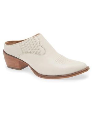 Frye Sacha Mule - White