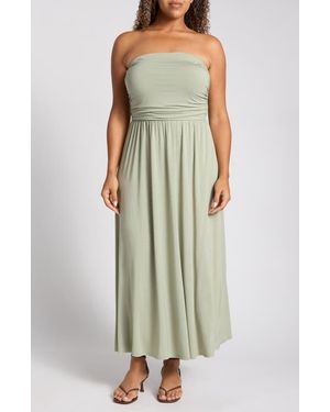 WEST K Strapless Maxi Dress - Green