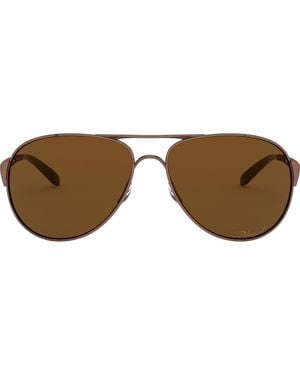 Oakley 60Mm Aviator Sunglasses - Brown