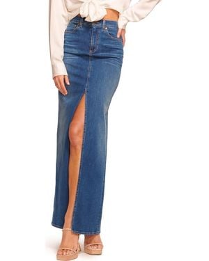 Ramy Brook Madalyn Denim Maxi Skirt - Blue