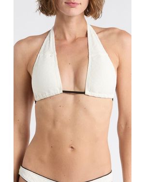 Volcom Baby Halter Bikini Top - White