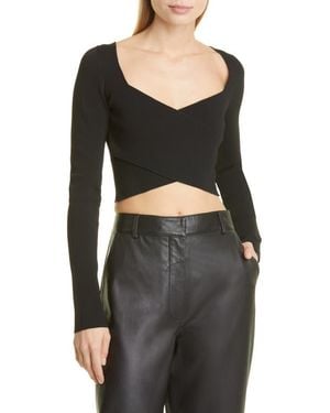 GAUGE81 Arges Cross Front Top - Black