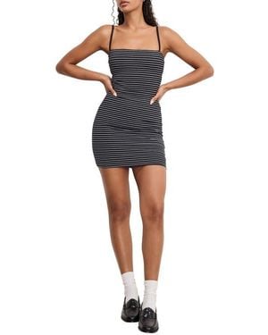 GOOD AMERICAN Jersey Minidress - Blue