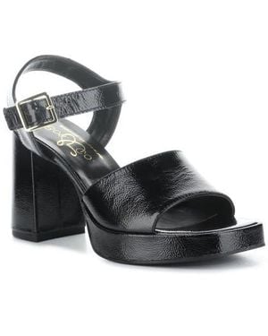 Bos. & Co. Finlee Ankle Strap Platform Sandal - Black