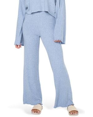 Roxy Cool Serenity Rib Knit Pants - Blue