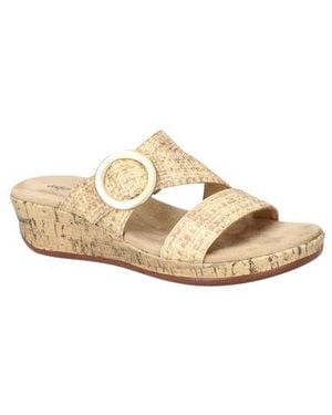 Easy Street Mina Wedge Sandal - Natural