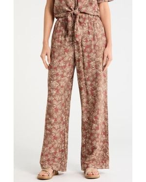 Sanctuary Retreat Wide Leg Pants - Brown