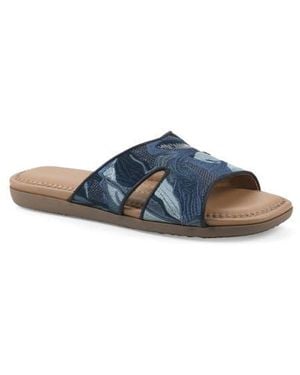 White Mountain Frankly Slide Sandal - Blue