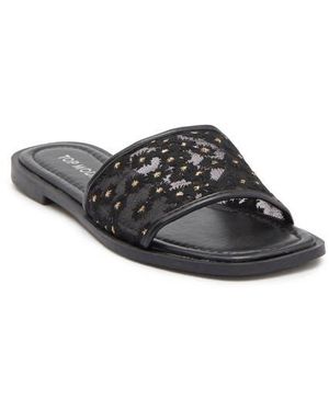 Top Moda Zita Slide Sandal - Gray