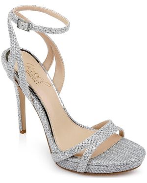 Badgley Mischka Arianna Ankle Strap Sandal - Metallic