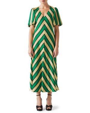 LK Bennett Meerim Maxi Dress - Green