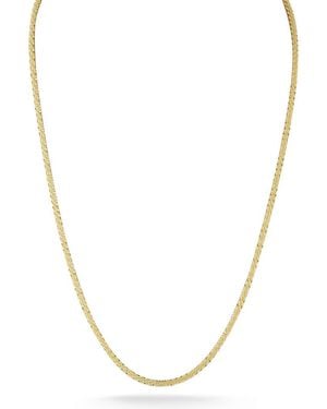 Glaze Jewelry 18K Plated Sterling Brillio Chain Necklace - Metallic