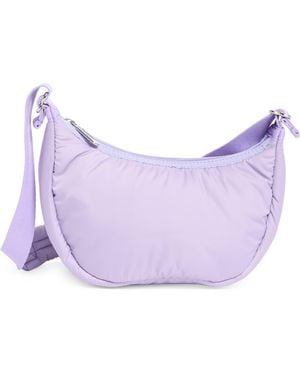 LeSportsac Mini Crescent Convertible Shoulder Bag - Purple