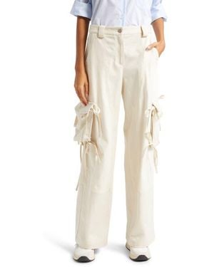 Twp Cody Wide Leg Cargo Pants - Natural
