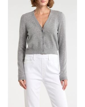 Alice + Olivia Grace Cashmere Blend Cardigan - Gray