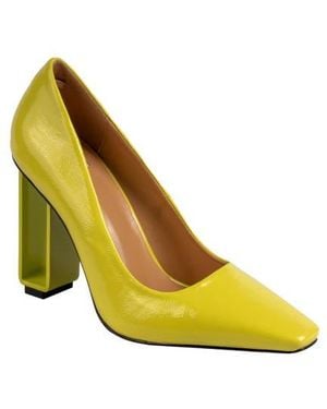 Ninety Union Pandora Patent Pump - Yellow