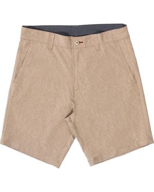 Burnside Hybrid Stretch Shorts - Natural