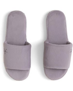 Barefoot Dreams Luxechic Slide Slipper - Purple