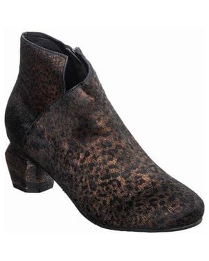 Antelope Greta Genuine Calf Hair Bootie - Black