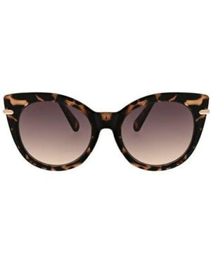 BCBGeneration 53Mm Round Cat Eye Sunglasses - Brown