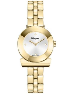 Ferragamo Gancino Bracelet Watch, 27Mm - Metallic