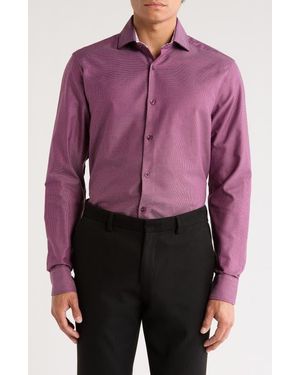 Ted Baker Slim Fit Dress Shirt - Purple