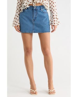 Vigoss Denim Miniskirt - Blue