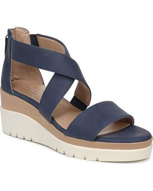 Naturalizer Goodtimes Platform Wedge Sandal - Blue