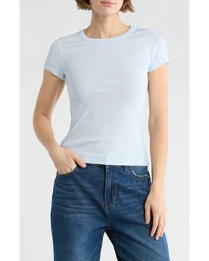 Abound Pointelle Baby T-Shirt - Blue