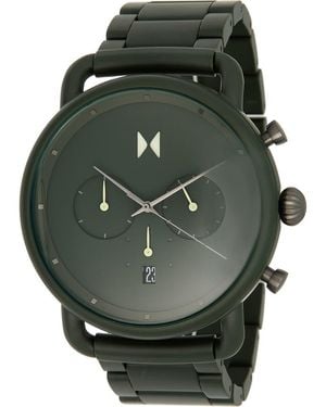 MVMT Blacktop Ii Ceramic Bracelet Watch, 47Mm - Green