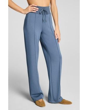 Spanx Airessentials Luxe Straight Leg Pants - Blue