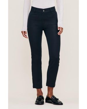 DL1961 Mara Instasculpt Ankle Straight Leg Pants - Blue