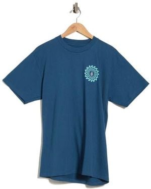Volcom Rotator Cotton Graphic T-Shirt - Blue
